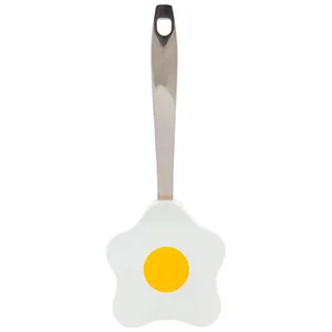 MALLONY Лопатка для блинов, омлетов FRITTATA, 21*7 см (сталь, нейлон). 006457-SK