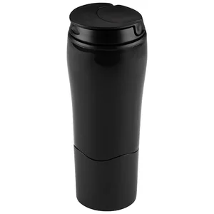 MALLONY Термокружка - непроливайка MAGNIFICO с присоской, 480 мл, черный. 106042-SK