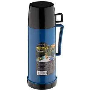 MALLONY Термос в пластиковом корпусе со стеклянной колбой CALOROSO, 0,4 л. 106033-SK