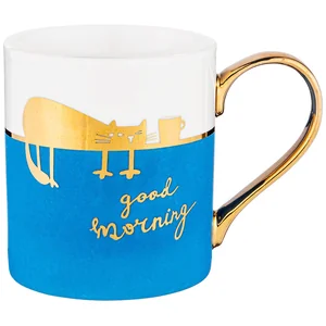 Lefard Кружка Break Time 370мл Доброе Утро Синяя 756-268