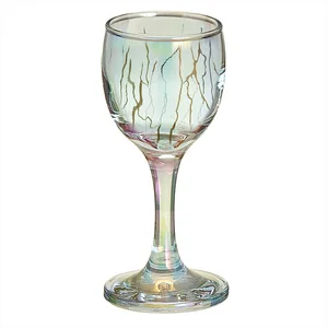 ДЕКОСТЕК Набор 6 рюмок, 60 мл RNLDZP134 "Лиловая дымка & мрамор"