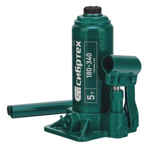 Сибртех Домкрат гидравлический бутылочный, 5 т, 180-340 мм 50803