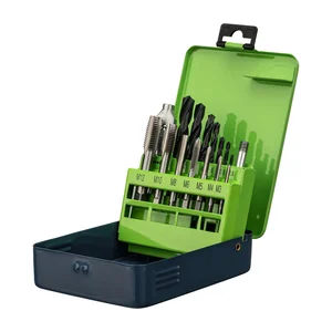 Сибртех Набор сверл 2.5-10.2, метчиков М3-М12, 15 предметов 77305