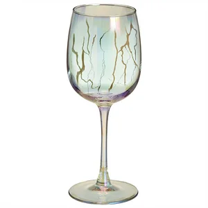 Декостек Набор 3 бокалов, 420 мл RNLDZP8166 "Лиловая дымка & мрамор" 11