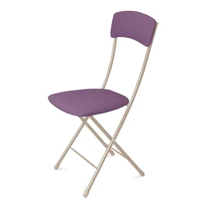 НИКА Стул складной ССН2/9 морозный сливовый/бежевый металлик