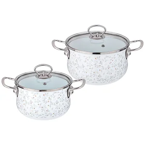 Lefard Набор Кастрюль Agness Эмалированных Серия Вивьен, 4пр. 2,0л И 2,8л, 18х11см, 20х12см. 934-711