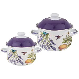 Lefard Набор Кастрюль Agness Эмалированных Серия Прованс Лимоны, 4пр. 934-700