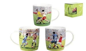 КОРАЛЛ Кружка 350мл. Футболисты YQ1791/CB п/у