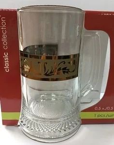 ГУСЬ ХРУСТАЛЬНЫЙ Кружка для пива 500 мл. Русский узор (GE09-1008)