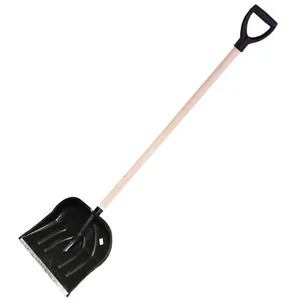 Лопата снеговая с черенком 500*382мм 68106