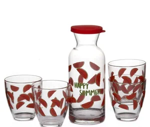 PASABAHCE Набор для напитков 5пр. JUNGLE АРБУЗ 96723 BD