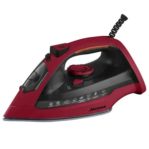 АКСИНЬЯ Утюг 2400W КС 3003 бордовый с черным