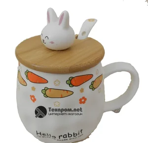 КОРАЛЛ Кружка для заваривания 400 мл. Hello, rabbit 2580