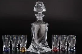 BOHEMIA Набор для водки Quadro (7пр.) 7KB/99999/72R94/117-7M8