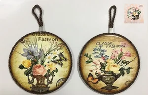 КОРАЛЛ Подставка под горячее 16 см Букет цветов YX911