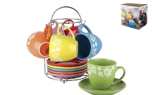 КОРАЛЛ Набор кружек 12 пр. Эстель HEN1322