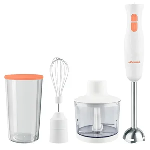 АКСИНЬЯ Блендер 500W КС 306 В белый с оранжевым