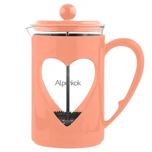 ALPENKOK Френч-пресс 800 мл. АК 711/80 коралловый