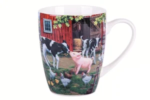 КОРАЛЛ Кружка 370 мл. На ферме  GJ011-2O