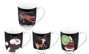 КОРАЛЛ Кружка 340 мл. Новогодняя история B 023-A 06852 ABCD