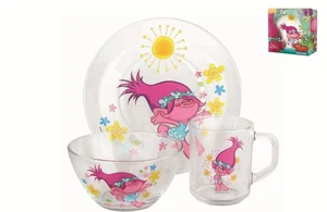 КОРАЛЛ Набор посуды д/завтрака 3 пр.  Тролли  PP-3TR