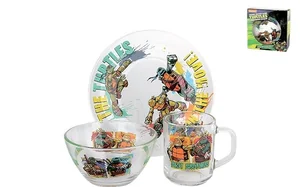 КОРАЛЛ Набор посуды д/завтрака 3 пр.  Черепашки ниндзя  PP-3TMNT