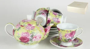 КОРАЛЛ Набор чайный 13 пр.  Свежесть  C018-13G