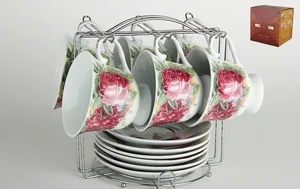 КОРАЛЛ Набор чайный 12 пр.  Георгин  C775-12M