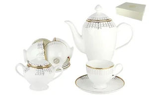 КОРАЛЛ Набор чайный 14 пр.  Маркиза  SX- 0032
