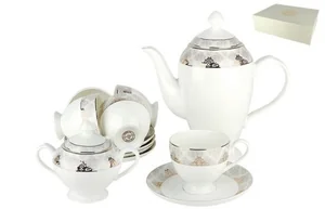 КОРАЛЛ Набор чайный 14 пр.  Вензель  SX-0035