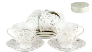 КОРАЛЛ Набор чайный 12 пр.  Золотое кружево  VZLC2