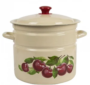 КМК Кастрюля 12 л 41804 242/6 слоновая кость