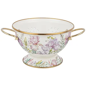 Lefard Дуршлаг Agness Эмалированный, Серия Irises, 20см H=14см D=20см. 950-575