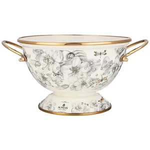 Lefard Дуршлаг Agness Эмалированный, Серия Яблоневый Сад, 20см H=14см D=20см. 950-530