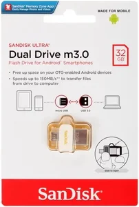 SANDISK Флеш Диск Sandisk 32GB Ultra Android Dual Drive SDDD3-032G-G46GW