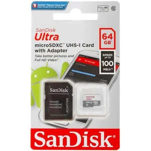 SANDISK Флеш карта micro SDHC 64Gb SDSQUNR-064G-GN3MA