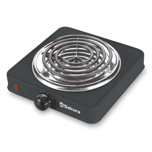 Sakura Электроплита ПЭ-08В черн 1500 Вт