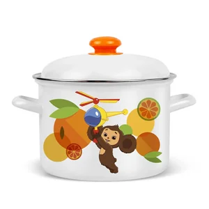 HITT Кастрюля  "Чебурашка путешествие" эм.крыш. С-1608АП2/4ДТ/Чеб_ЯП 1,5л.