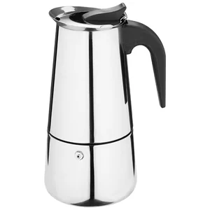 Mallony Гейзерная кофеварка ITALIA, объем 450 мл/9 чашек, из нержавеющей стали. 104759-SK