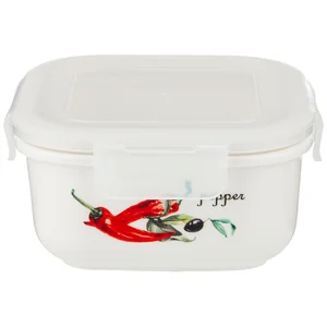 Lefard Салатник С Пластик. Крышкой Секретные Ингредиенты Квадратный 14*6,5см 510мл 263-1193