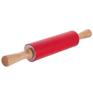 Kamille Скалка с силиконовой накладкой KM-7818 для раскатки теста и мастики