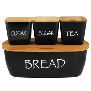 Kamille Хлебница с 3 емкостями Kamille KM-1133B