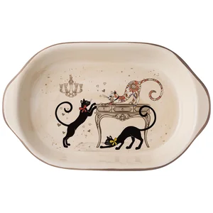 Lefard Блюдо Agness Парижские Коты 28*17,5*4,5 См 358-1731