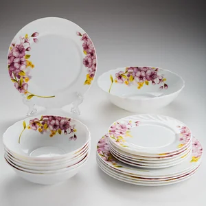 TEROPAL Набор столовый 19 предметов 0019М/40SK Цветущая гортензия