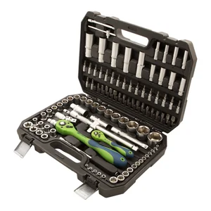 Сибртех Набор инструментов 108 предметов, CrV, 1/2", 1/4" 13511