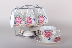 КОРАЛЛ Набор чайный 12 пр. Летний вечер F102-12m