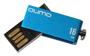 QUMO Флеш Диск 16GB QM16GUD-FLD-Blue