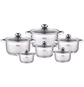 ZEIDAN Набор кастрюль 12пр. Z-51209