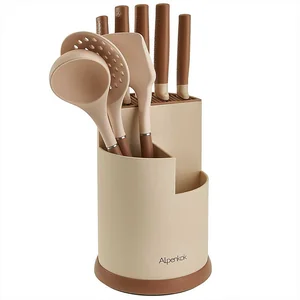 ALPENKOK Набор ножей и кухонных аксессуаров АК-5292 бежевый