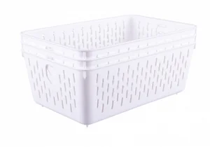 Полимербыт Набор корзинок для хранения БЕЛЫЙ - 3 шт Полимербыт 01031